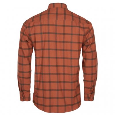 Pinewood Värnamo Flannelshirt Men Terracotta