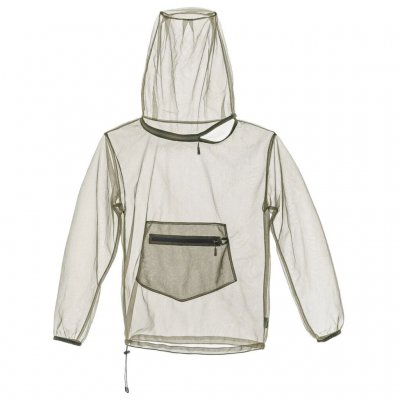 Insect net in anorak style for the upper body, suitable for fishing, camping, and outdoor activities.