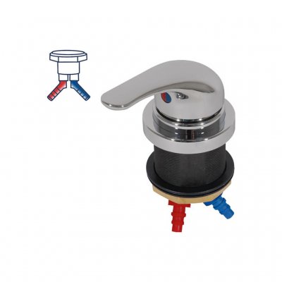Reich shower mixer for caravan and motor home.