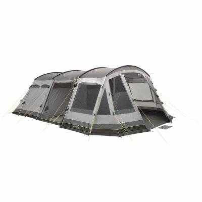 Outwell Alabama 7P Family Tent for seven people with three bedrooms and two living room.