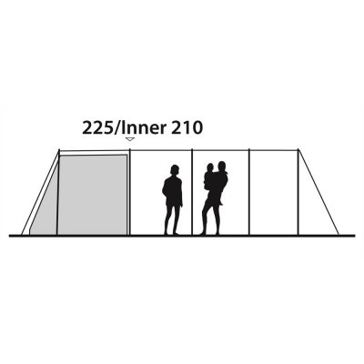 Height Outwell Vermont 7SA Tent 2018