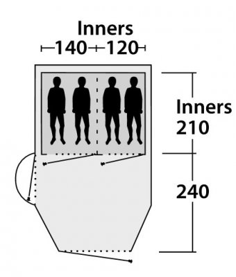Outwell Vacationer 400 Carpet