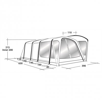 Outwell Mayville 6SA 2019 Family Tent