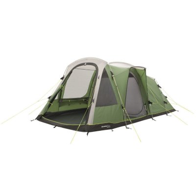 The rain-protected side entrance makes the family tent easily accessible regardless of the weather.