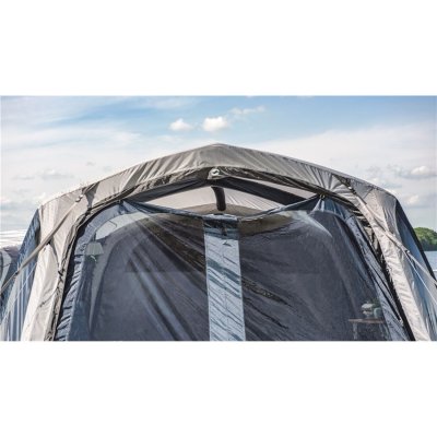 Front door opens from the side, top or bottom of Outwell Roseville 6SA Family Tent