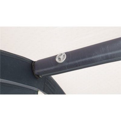 Longitudinal air ducts for extra stability on the Outwell Roseville 6SA Family Tent