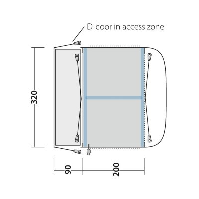 Planning Outwell Parkville 200SA XTRA Tall Motorhome tent