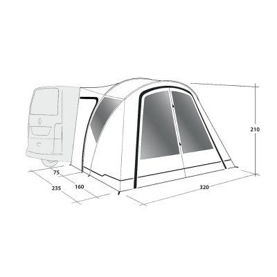 Dimensions for Outwell Lakecrest