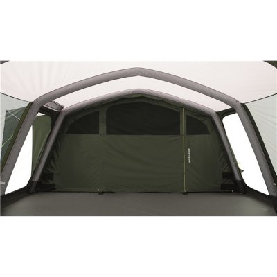 The tent's living room and sleeping cabin.