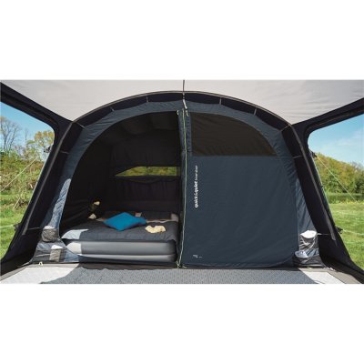 Dark inners sleeping cabin on Outwell Knoxville 7SA gives less effect of the morning sun.