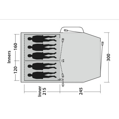 Floorplan Outwell Springwood 5