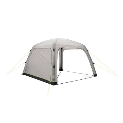 Complete with a side wall as wind protection