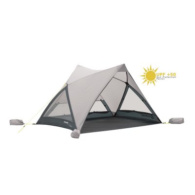 Outwell Formby Beach Shelter protects against sun and wind.