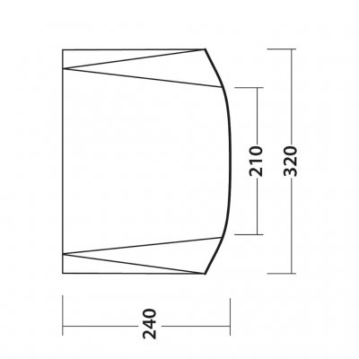 Cover sketch Outwell Touring Shelter Sunroof.