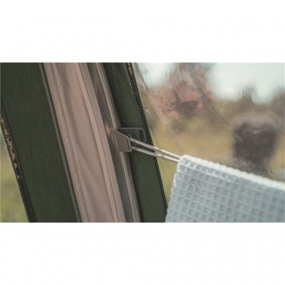 Outwell Hook Track System makes it easy to hang lights or equipment in Outwell Yosemite Lake 5TC.