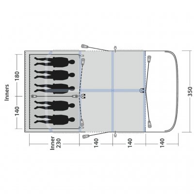 Planning Outwell Springville 5SA family tent