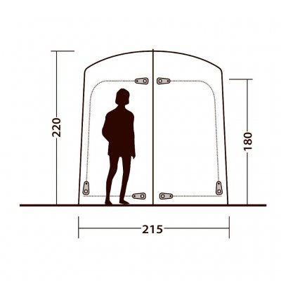 Height and width for Seahaven Comfort Station Double.