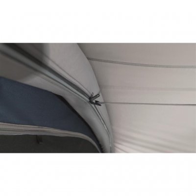 Outwell HookTrack System strips for mounting lights and cables in the tent.