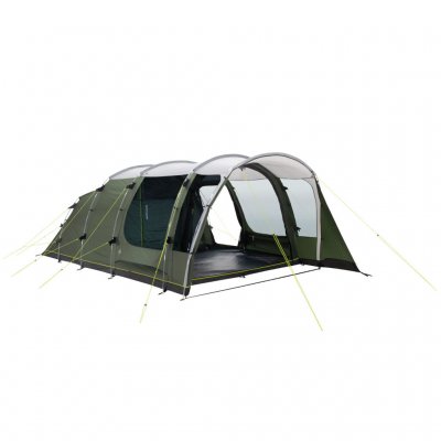 Outwell Greenwood 5 with the side rolled up.