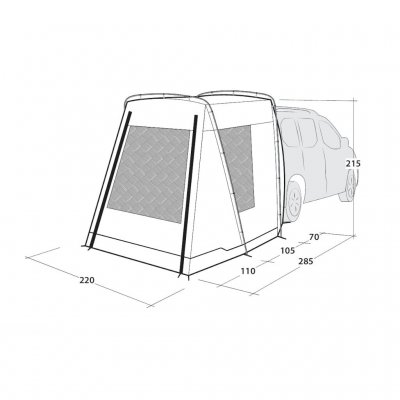 Dimensions for Outwell Dunecrest S