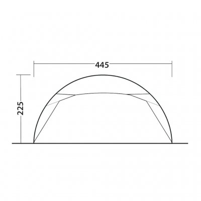 Dimensions of the Outwell Forecrest Canopy