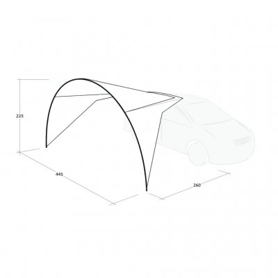 Dimensions for Outwell Forecrest Canopy