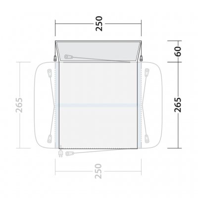 Outwell Crossville 250SA Tall Connection