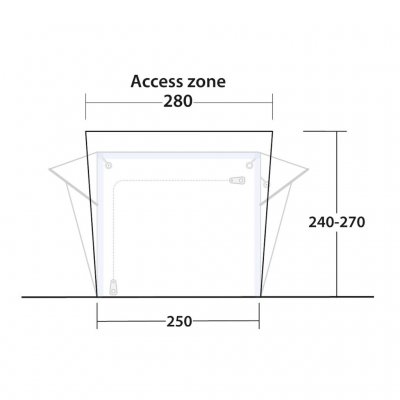 Outwell Crossville 250SA Tall Connection - Outlet