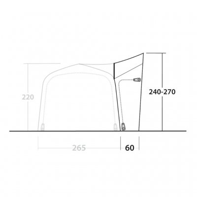 Outwell Crossville 250SA Tall Connection - Outlet