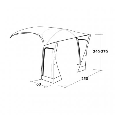 Outwell Crossville 250SA Tall Connection - Outlet