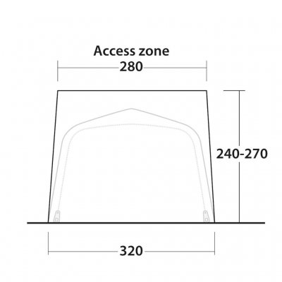 Outwell Parkville 200SA Tall Connection - Outlet