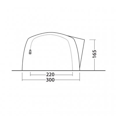 Door dimensions for Outwell Blackwood 5