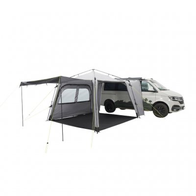 Use the Outwell Fastlane 300 Shelter as a car tent.