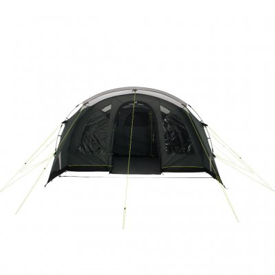 Outwell Denver with the front door of the tent open and the edge of the floor folded down.