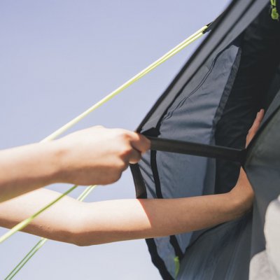 Large ventilation provides good airflow through the tent.
