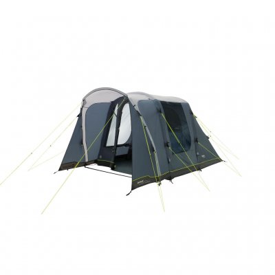 Bright and spacious tent with tinted windows provides a pleasant indoor environment