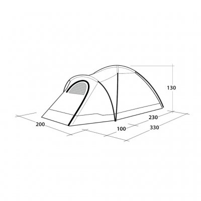 Dimensions Outwell Cloud 3 Tent