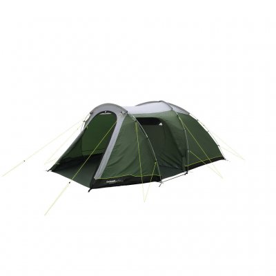 Outwell Cloud 5 Plus with open entrances that make the tent easy to ventilate on warm days