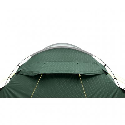 Large ventilation back and two small front gives a good flow of air in the tent.