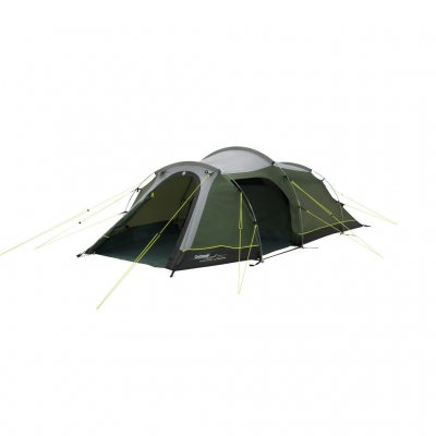 The Outwell Earth 3 has a floor with folded edges in the vestibule.