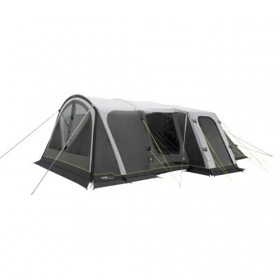 Outwell Vermont 7 Air is a spacious family tent for up to seven people with three doors and high comfort in the sleeping cabin.