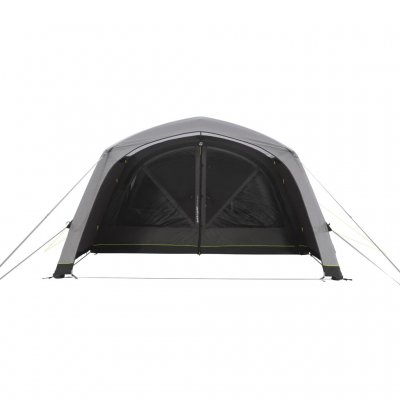 The door between the front and the living room has a magnetic strip for easy opening and closing.