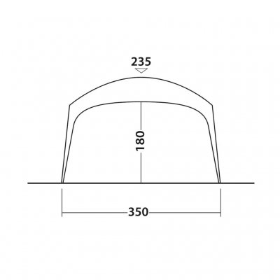 Height measurements at Outwell Wakefield Shelter L