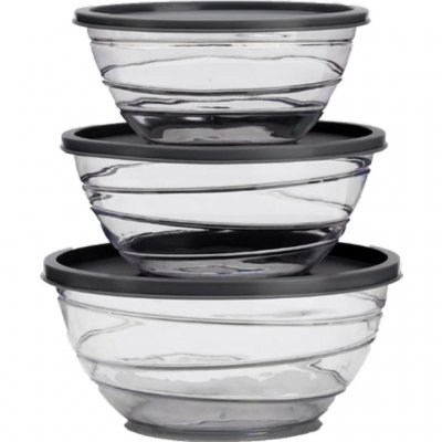 Flamefield Bowl Set 3 pcs with Lids