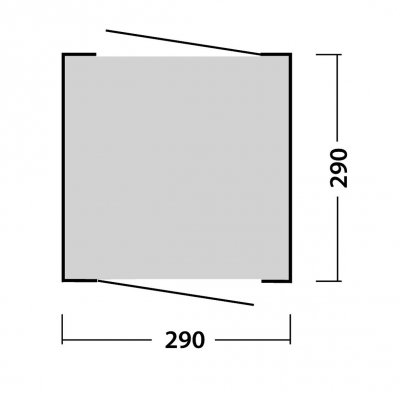 Planning solution for Easy Camp Daytent Garden tent.