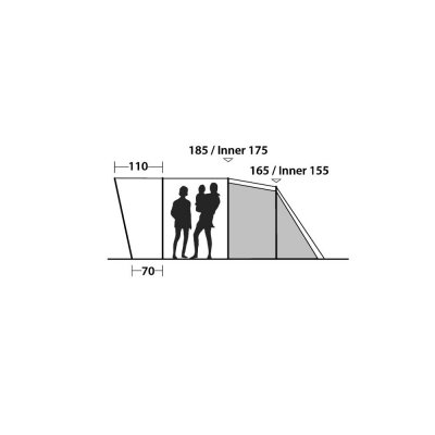 Sketch height for Easy Camp Palmdale 400