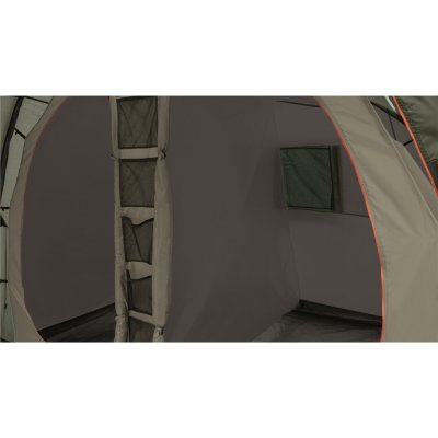 The sleeping cabin on the Easy Camp Galaxy 400 is made of dark fabric for less light transmission.