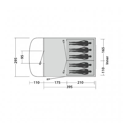 Floor plan for Easy Camp Palmdale 500