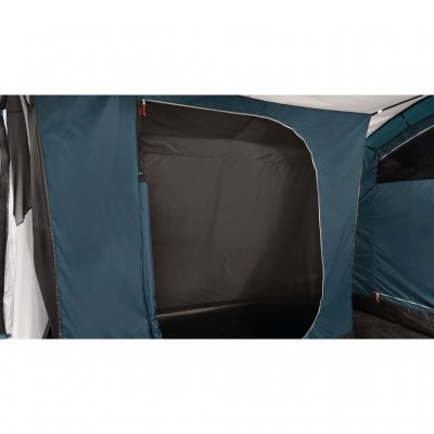 Dark extra sleeping cabin for up to two people.