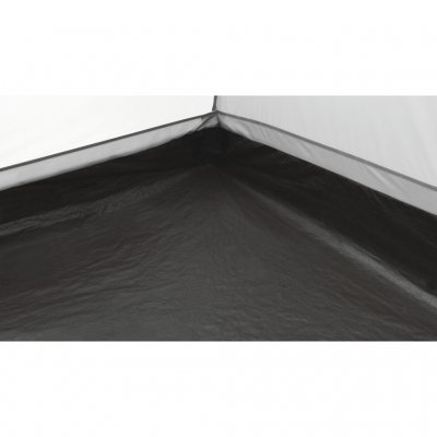 Sewn-on floor in the main part of the tent protects against cold drafts, moisture and small insects and provides little condensa